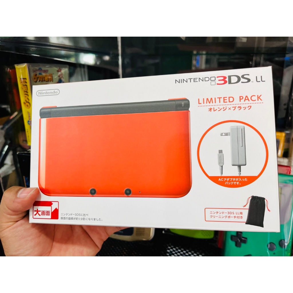 งานกล่องมือ1 3DS LL 🧡Orange x Black🖤 Limited Pack