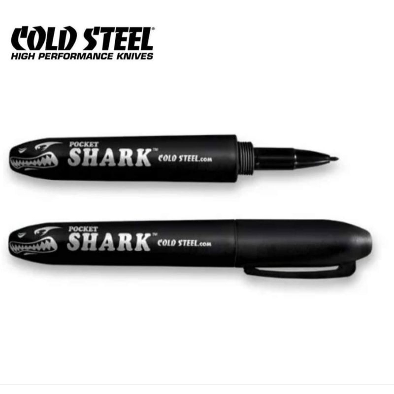ปากกา​ สายแทคติ​คอล  Cold Steel Pocket Shark Permanent Marker
