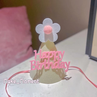(ร้านไทย ส่งไว ส่งทุกวัน) รวมหมวกวันเกิด Daisy หมวกวันเกิด happy birthday