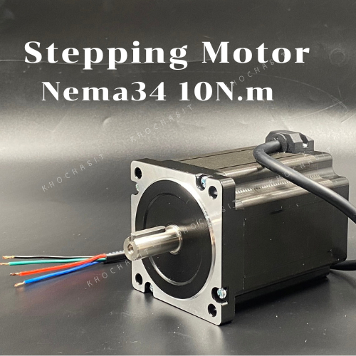 NEMA34 10 N.m Stepping motor 10 NM 6A  / Shaft 12.7 mm , 14 mm JMC-86J18118-460-14