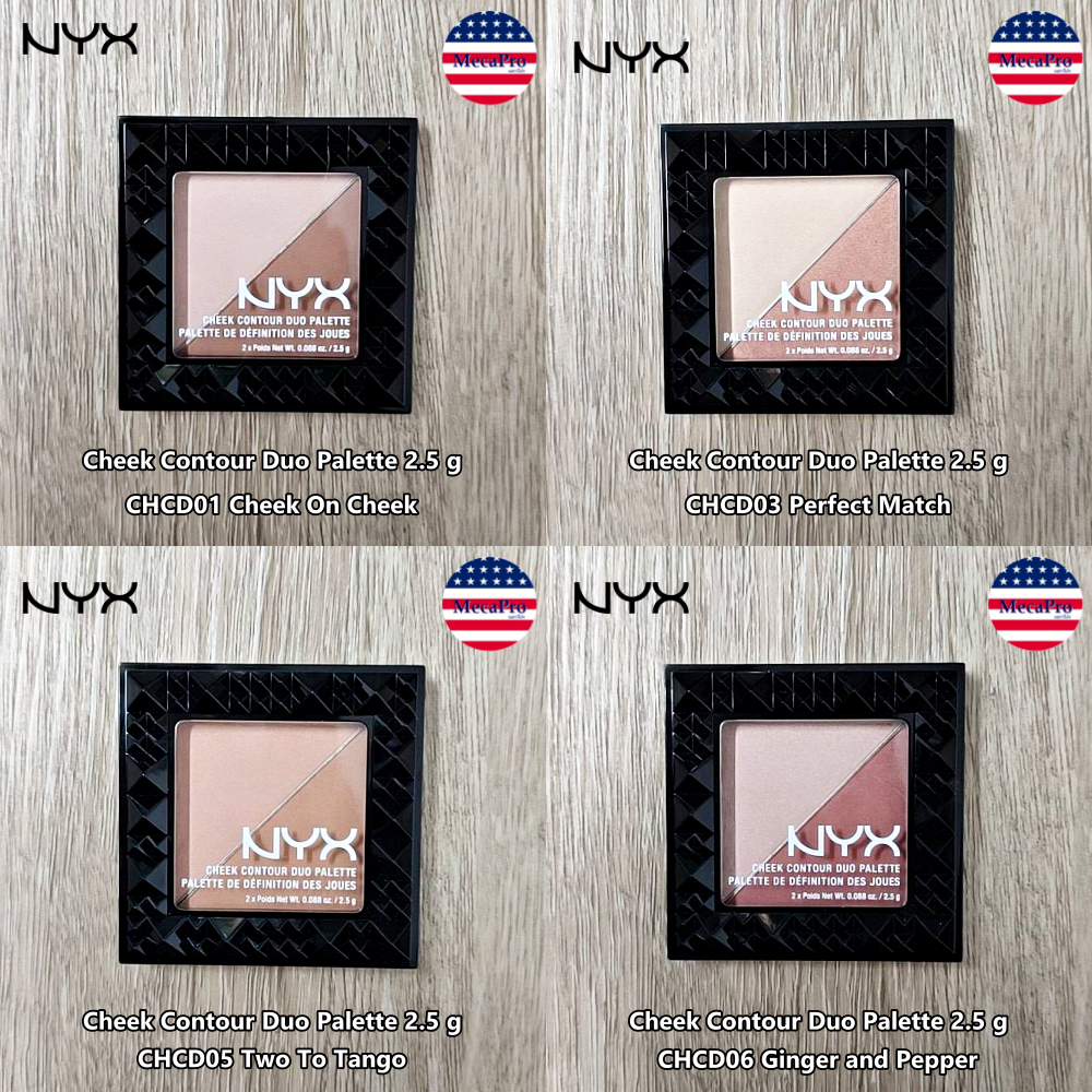 NYX® Cheek Contour Duo Palette 2.5 g นิกซ์ คอนทัวร์ และบรอนเซอร์