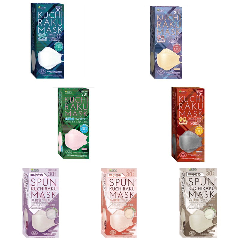 iSDG KUCHIRAKU MASK กล่องละ 30 ชิ้น