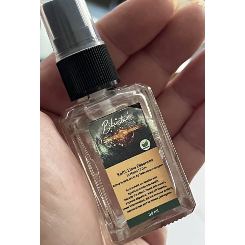 Kaffir Lime Essences in Nano SCH+สเปรย์น้ำมันผิวมะกรูดในซิลเวอร์นาโนขนาดบรรจุ30ml.