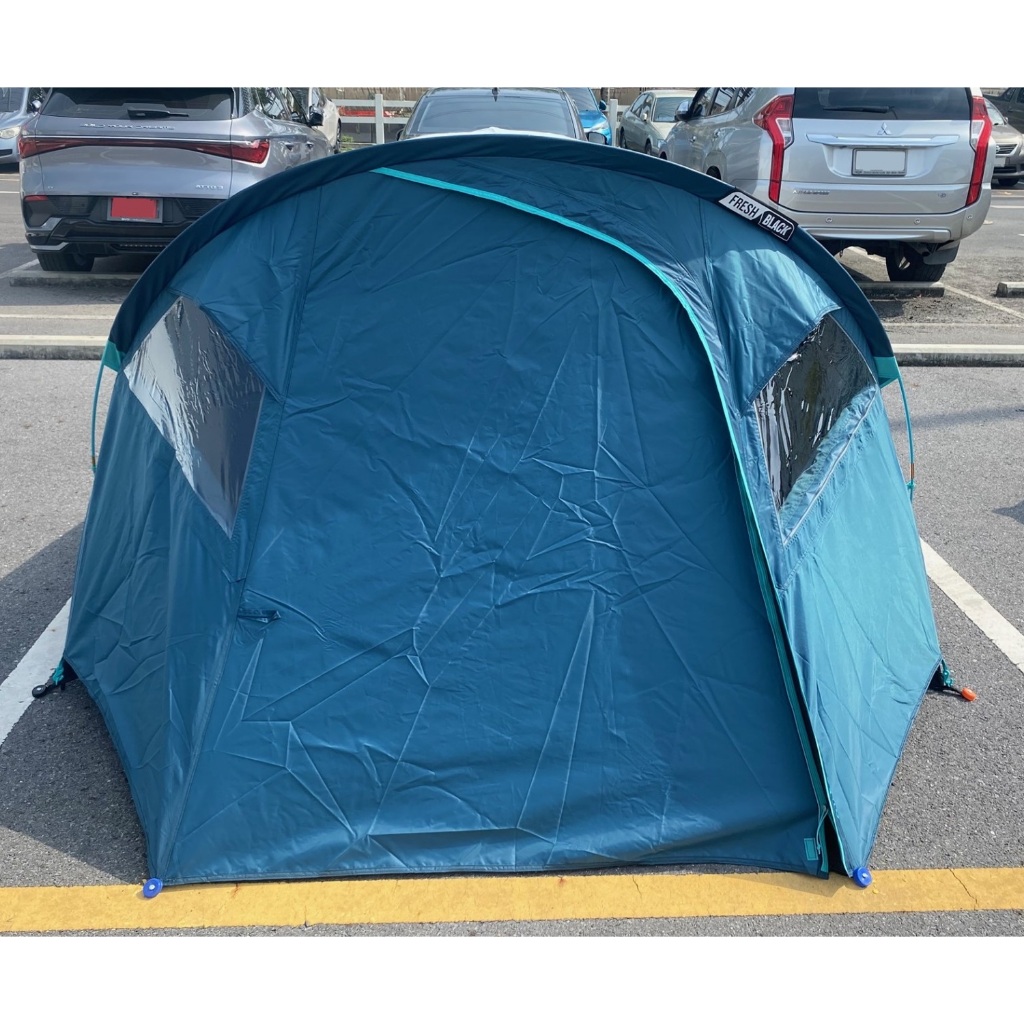 🔥พร้อมส่ง🔥 QUECHUA เต็นท์ ตั้งแคมป์ รุ่นMH100 FRESH BLACK XL ขนาด 2-3 คน แข็งแรง กันแดด กันน้ำ/ฝน จั