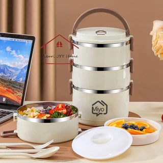 (📢 ลูกค้าใหม่ 1 บาท) ปิ่นโต ปิ่นโตใส่อาหาร เก็บอุณหภูมิ 1 2 3 4 5 ชั้น
