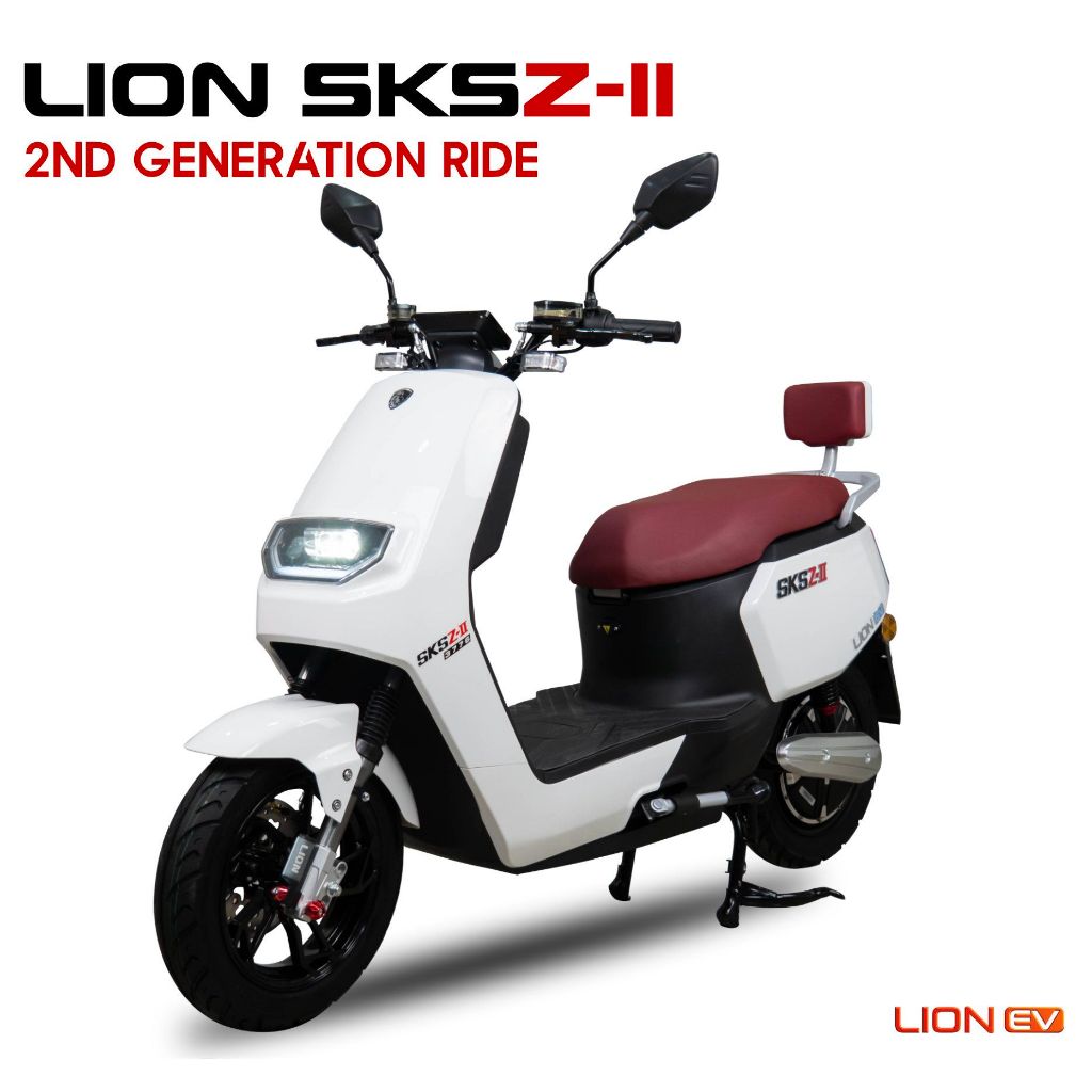 รถมอเตอร์ไซค์ไฟฟ้า รถไฟฟ้า Lion SKS Z2 Gen2 จดทะเบียนได้ 2000 Watt รุ่น Lion Z2 สุดฮอต มาใหม่ล่าสุด!!