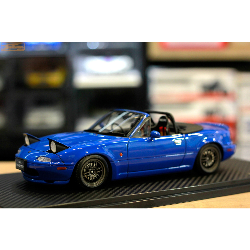 Ignition Model Mazda Mx5 Eunos Roadster (NA) Blue