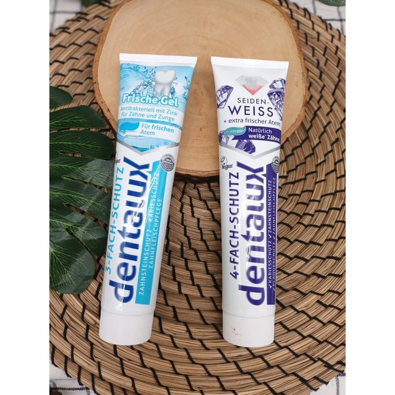 Dentalux ยาสีฟัน ผสมฟลูออไรด์ 1450 PPM เยอรมัน บำรุงเหงือก / ฟันขาว 125ml