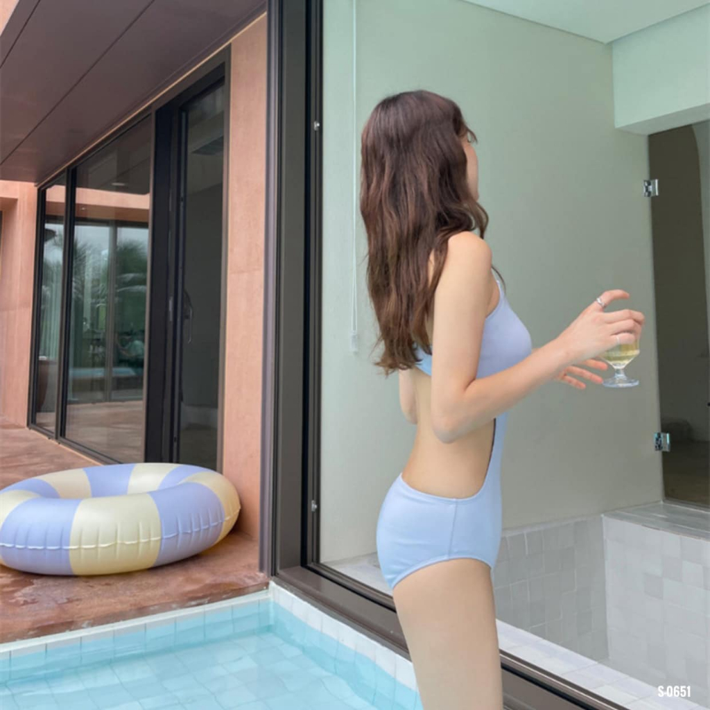 S-0651 ชุดว่ายน้ำ วันพีช เว้าเอวสวยเก๋มากๆ ปังสุดๆ งานสวยเป๊ะ ผ้าดีไม่มีที่ติเลยจริงๆค่ะ - รูปที่ 5