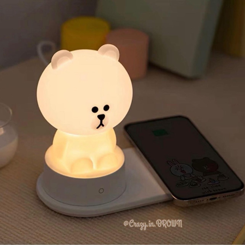 พร้อมส่ง✅  Wireless Charger Mood Light 2in1 เป็นโคมไฟ และ Wireless Charger ในตัว
