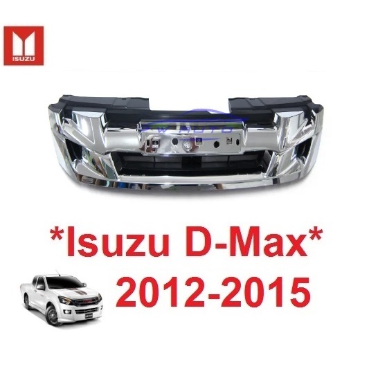 กระจังหน้ารถ Isuzu D-max Dmax 2012 - 2015 กระจังหน้า อีซูซุ ดีแม็กซ์ ดีแมก กระจัง หน้ากระจัง 2013 20