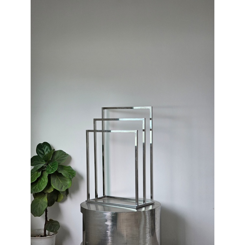 [พร้อมส่ง] HLT Stainless ราวตากผ้าสแตนเลส304 แบบ3ราว Design สวยงาม ไม่ซ้ำใคร ทนแดด-ฝน