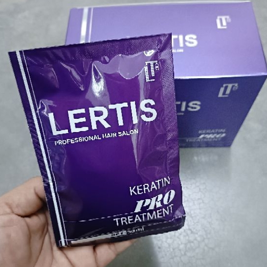 (แบบซอง) Lertis Keratin Pro Treatment เลอติส เคราติน โปร ทรีทเม้นท์ ปริมาณ 50 มล.