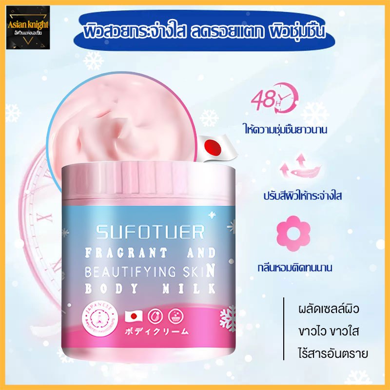 2023เวอร์ชั่นใหม่ล่าสุด!ของแท้！โลชั่นน้ำหอม SUFOTUER บำรุงผิวขาวใส ลดรอยแตกลาย-1470