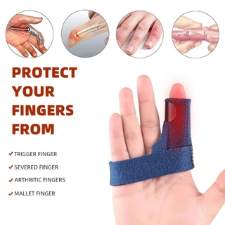 ดามนิ้วมือเสริมแกนโลหะ มีสายรัดกันหลุด sports นิ้วชี้ นิ้วกลาง นิ้วนาง นิ้วก้อย finger splint aluminium bar non-flexible