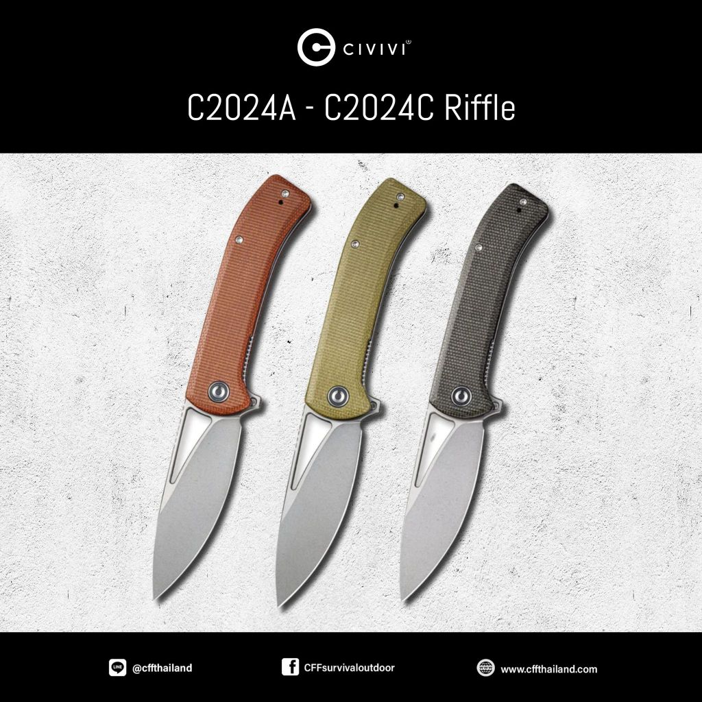 มีดพับ CIVIVI C2024A - C2024C Riffle