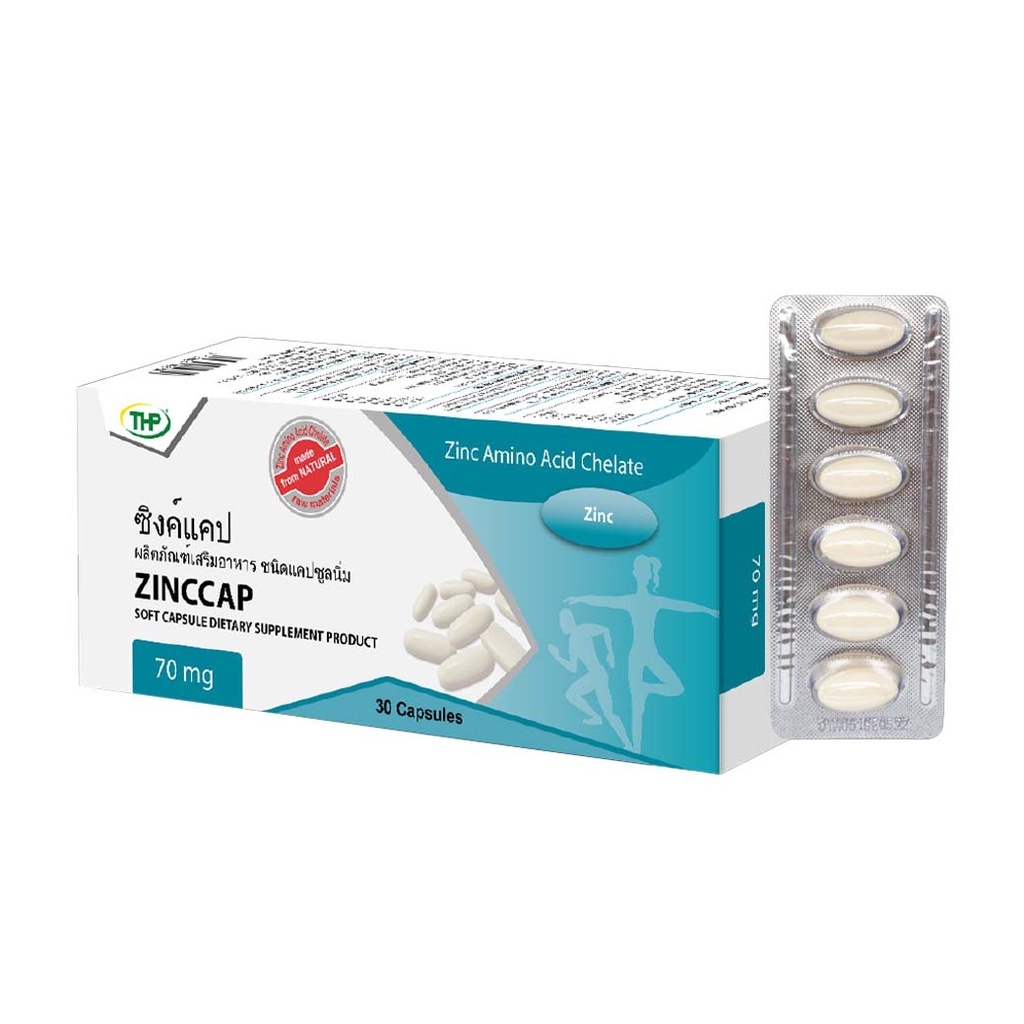 THP Zinccap 70mg 3x10 Capsules