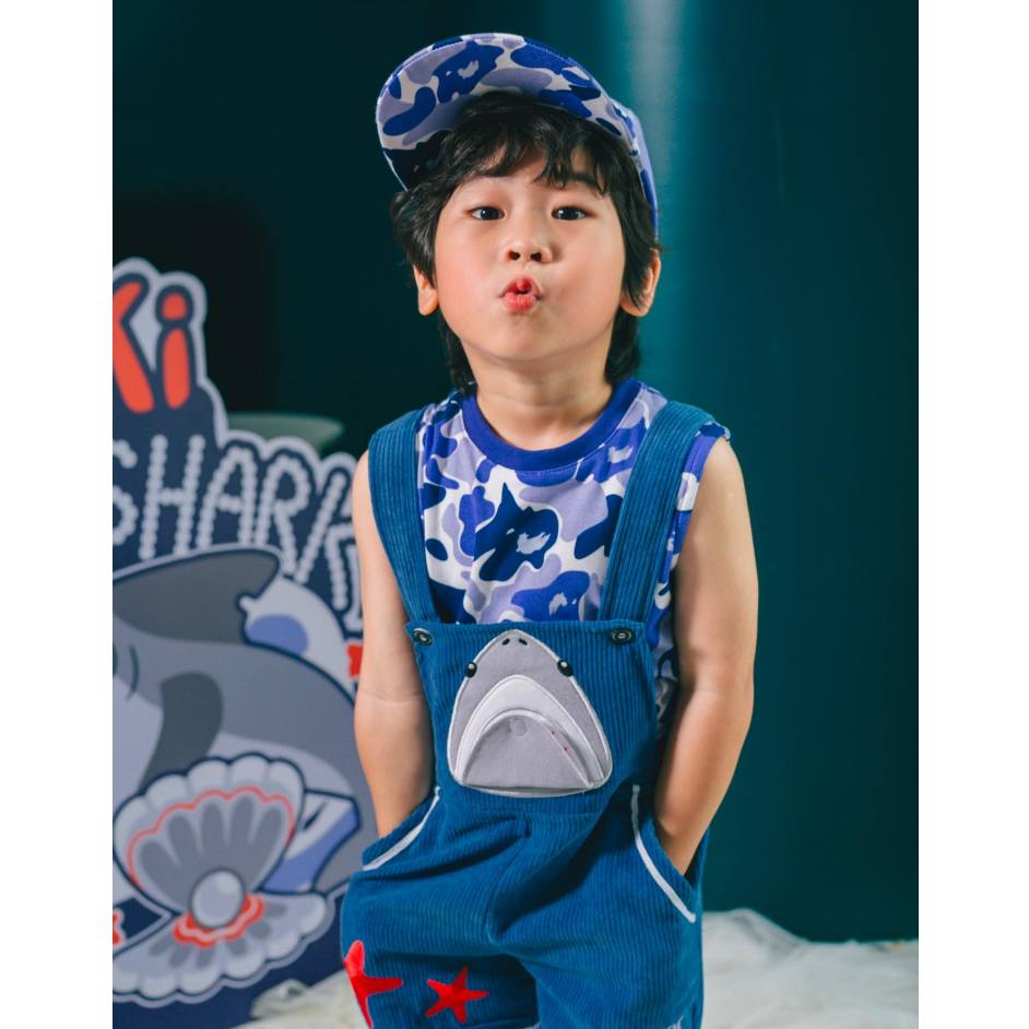 NIKI BEBE - Tank Top with Dungarees เซ็ตเสื้อกล้ามเอี๊ยมขาสั้น