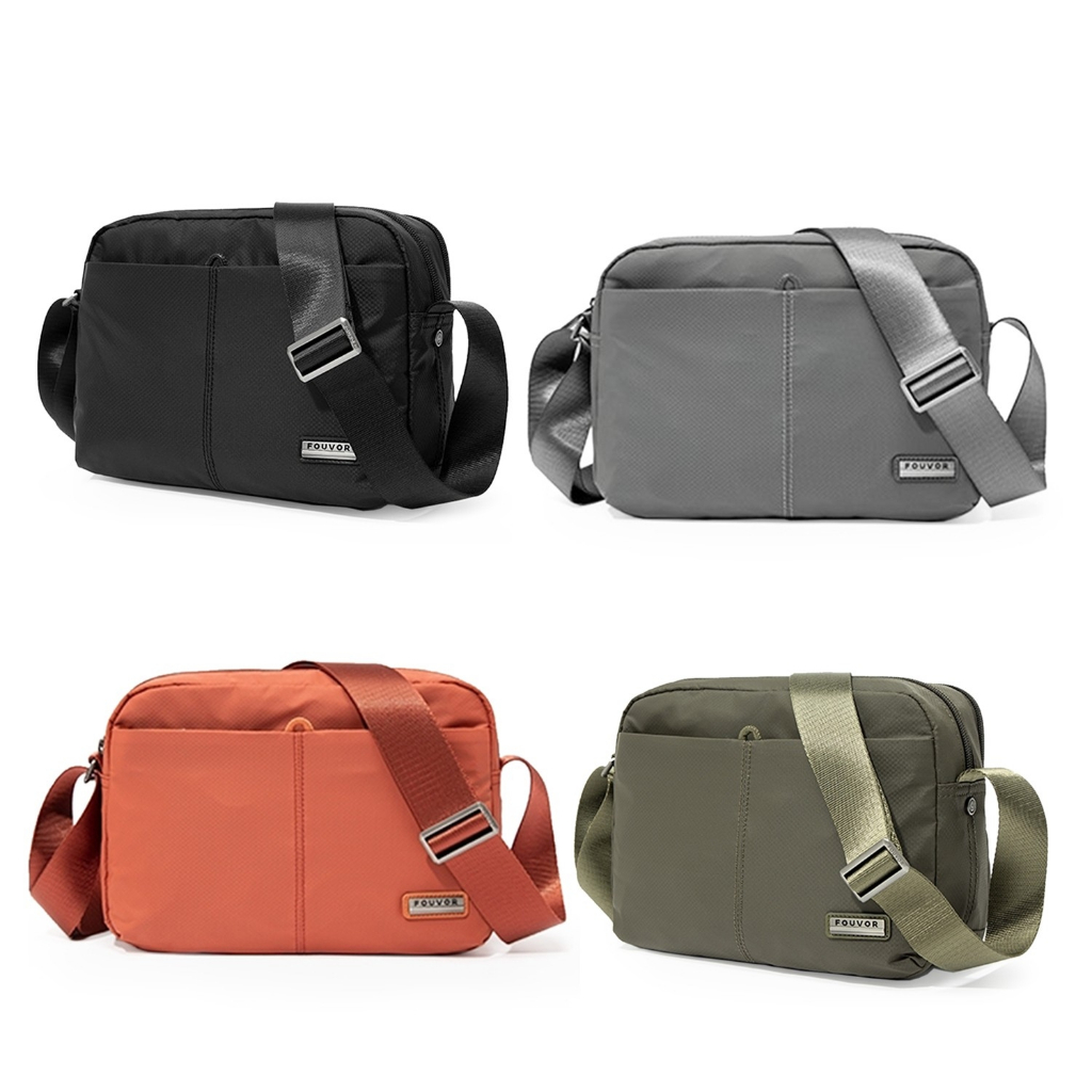 FOUVOR กระเป๋าสะพาย Unisex ผ้ากันละอองน้ำ รุ่น 2961-17
