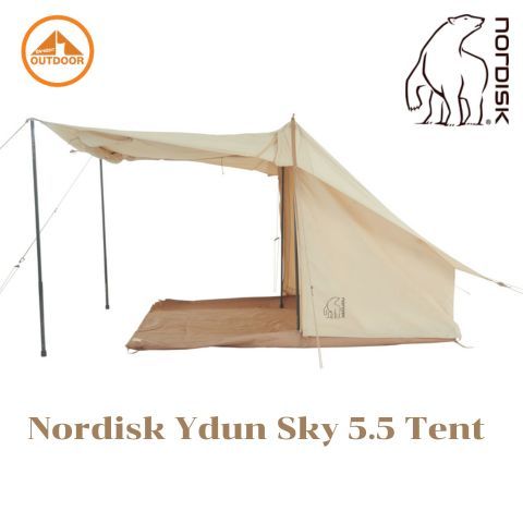 Nordisk Ydun SKY 5.5 tent เต้นท์ผ้า Tactical Cotton สามารถกางเปิดด้านข้างได้