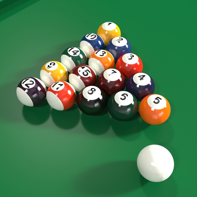 16Pcs ลูกสนุกเกอร์ /Pool Table Practice Ball Billiards Snooker Training Balls 5.25cm ลูกผีลาย เกรดไต้หวัน ขนาดมาตรฐาน