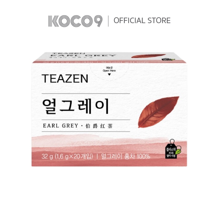 TEAZEN Earl Grey Tea ชาเอิร์ลเกรย์ [พร้อมส่ง ของแท้นำเข้าจากเกาหลี]