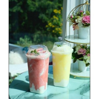 แก้วน้ำ พลาสคิก ( 22 ออนซ์ คอนโด ) ราคายกลัง 500 ชุด แก้วพร้…