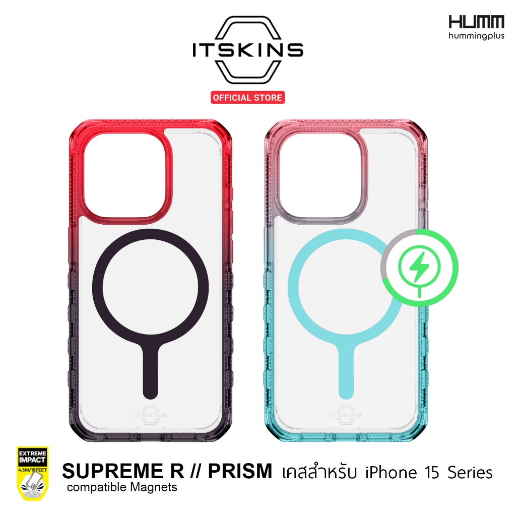 เคส ITSKINS Supreme R Prism with Magnets สำหรับ iPhone 15 / 15 Pro / 15 Promax