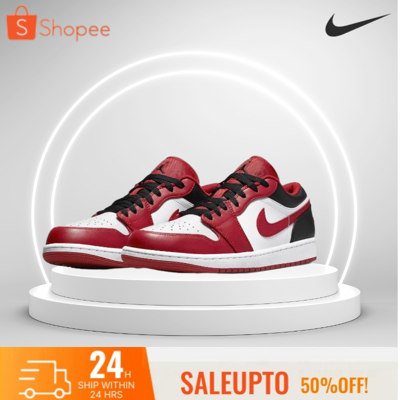 (ส่งฟรี) Nike Air Jordan 1 Low"Chicago" รองเท้าผ้าใบ รองเท้า nike 553558-163