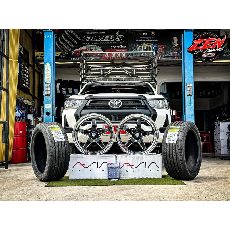 ล้อแม็กซ์ พร้อมยาง 1คู่ WELD ขอบ18“ 5/114.3 กว้าง8.5 +ยางไทย 235/45R18 TBB Tires