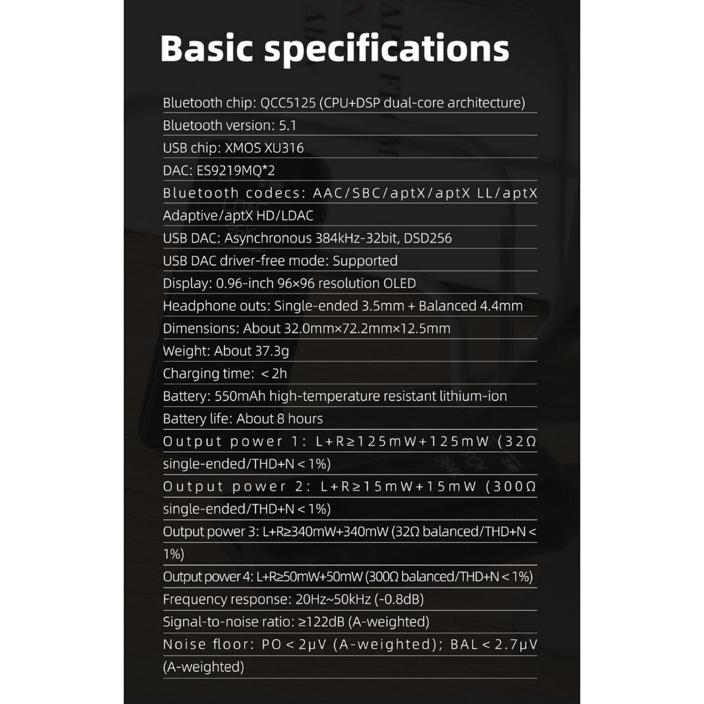 FiiO BTR15 DAC AMP จิ๋วไร้สาย สามารถใช้ Hires Wireless , DAC OTG , MQA ได้