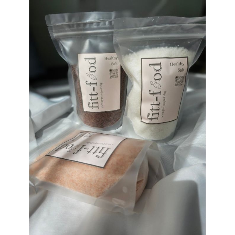 fitt-food เกลือหิมาลายัน เกลือชมพู เกลือดำ สุขภาพ Himalayan Pink Black Salt Flower of Salt Healthy