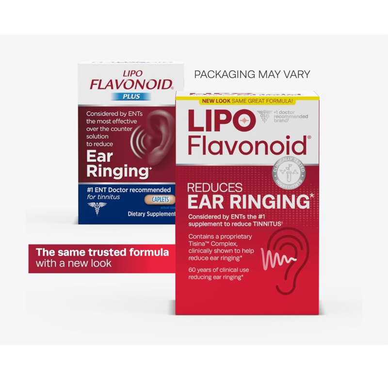 นำเข้าใส่ใจแท้100%Lipo-Flavonoid วิตามินประสาทหูเสื่อม หูมีเสียงดัง Ear Ring
