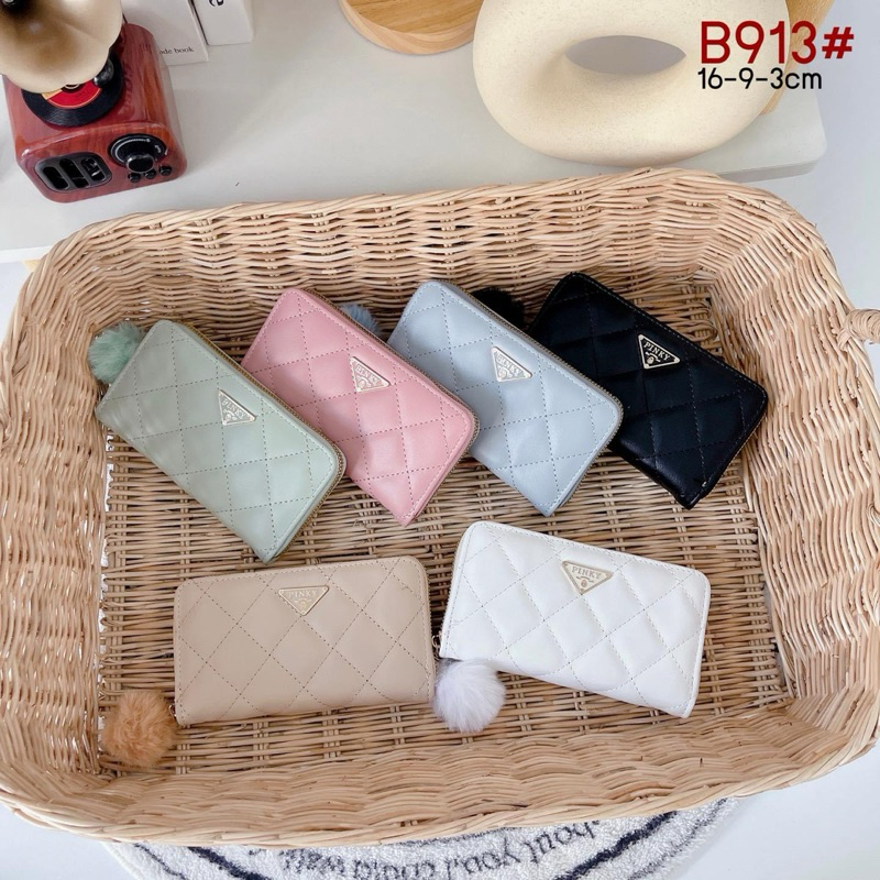 กระเป๋าสตางค์ใบกลาง PNK-B913