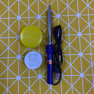 (ครบชุด) หัวแร้ง คอแร้ง บัดกรี SOLDERING IRON PEN 40W เชื่อมตะกั่ว เจาะรูพลาสติก ซ่อมวงจรไฟฟ้า