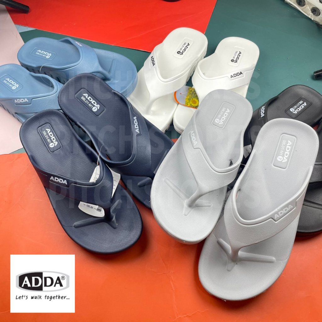 ADDA รองเท้าแตะ รองเท้าลำลอง แบบหนีบ รุ่น 58L01M1 (ไซส์ 7-10)