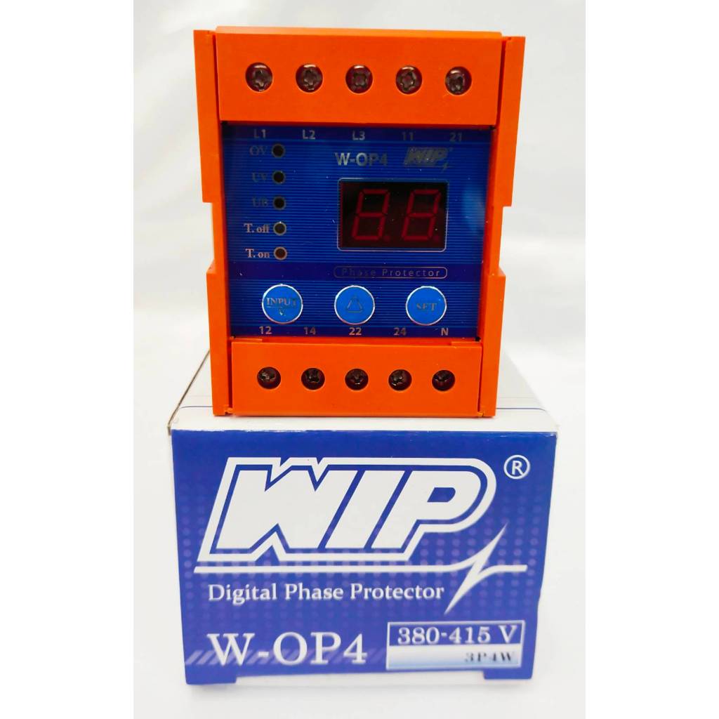 WIP ดิจิตอลเฟสโปรเทคชั่น W-OP4 3เฟส 380V