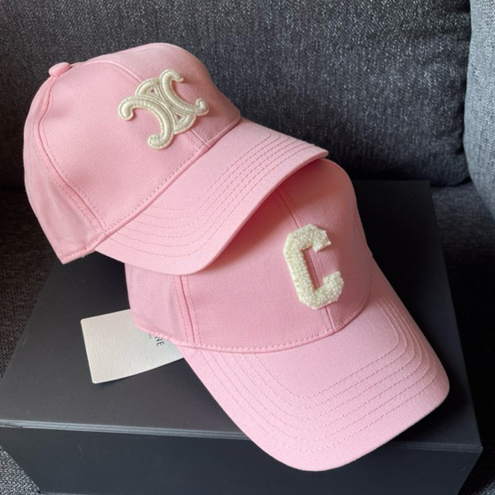 🛒🛒หมวกแก็ปCE เบสบอลรุ่นลิซ่า พร้อมส่ง ตัวหนังสือ C และ LOGO ชมพู งานเทียบแท้ 1:1✅💖