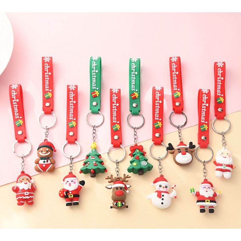 พร้อมส่ง พวงกุญแจคริสมาสต์ ปีใหม่ ของขวัญ ของแจก