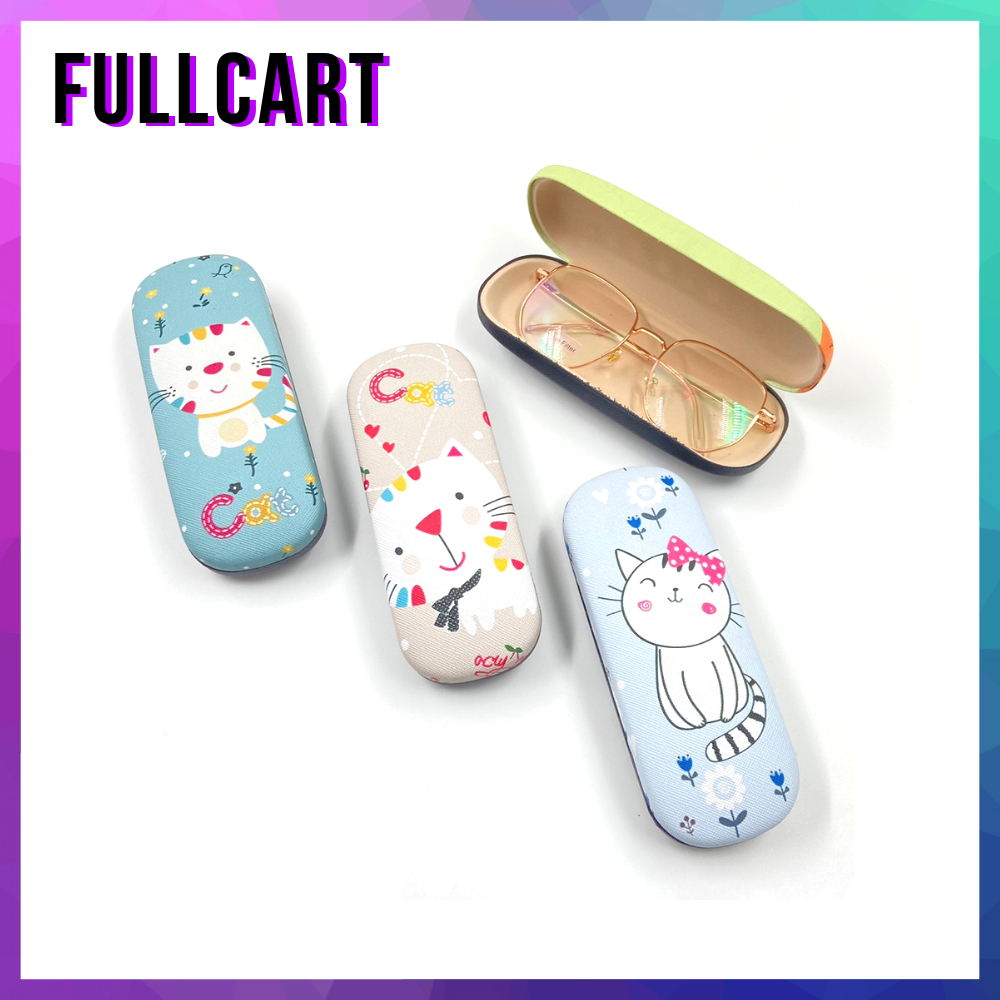 กล่องแว่นตา แบบสุ่ม กันน้ำ หนัง PU ผิวเรียบ By FullCart - รูปที่ 2