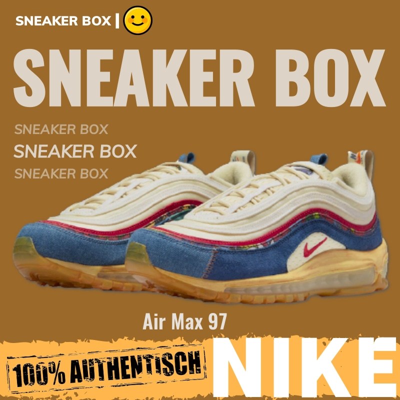 (ส่งฟรี) Nike Air Max 97 รองเท้าผ้าใบ รองเท้า nike DV1486-162