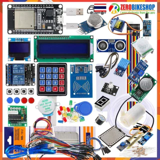 ชุดเรียนรู้ ESP32 ESP-32S IOT Development Board internet of things พร้อมอุปกรณ์เสริม by ZEROBIKE