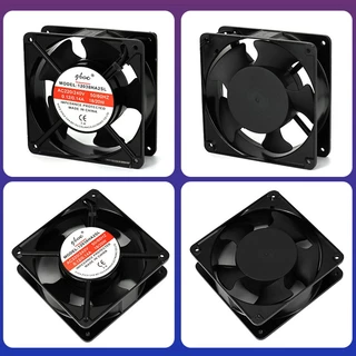พัดลมระบายความร้อน พัดลมตู้RACKพัดลมตู้ฟักไข่ DC fan12V AC fan220-240Vใช้ระบายความร้อน อุปกรณ์ฟักไข่