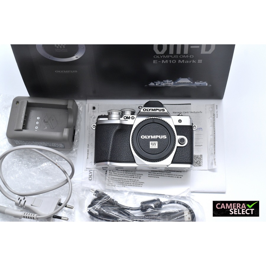 (กล้องมือสอง)Olympus OMD EM10 Mark III (Body) อดีตประกันศูนย์ สภาพนางฟ้า ชัตเตอร์ 6xxx ของครบกล่อง ก