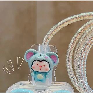 【ส่งจากไทย มาใหม่】Cable Bite ที่กันสายหัก ลายการ์ตูน cable protector สำหรับ สายชาร์จ iP/Type-C