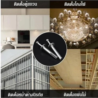 พุกเหล็ก พุกตะปู น็อตพุก ตอกปูน อิฐ เหล็ก หิน คอนกรีต เหล็ก ไม้ ฝาผนัง พุ๊กตะปู พุกตอก พุกเข็ม ปุก แบบตะปู