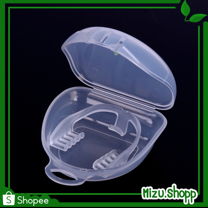 ☀️พร้อมส่ง☀️ ซิลิโคนสบฟัน ป้องกันการกัดฟันตอนนอนหลับ เฝือกสบฟัน