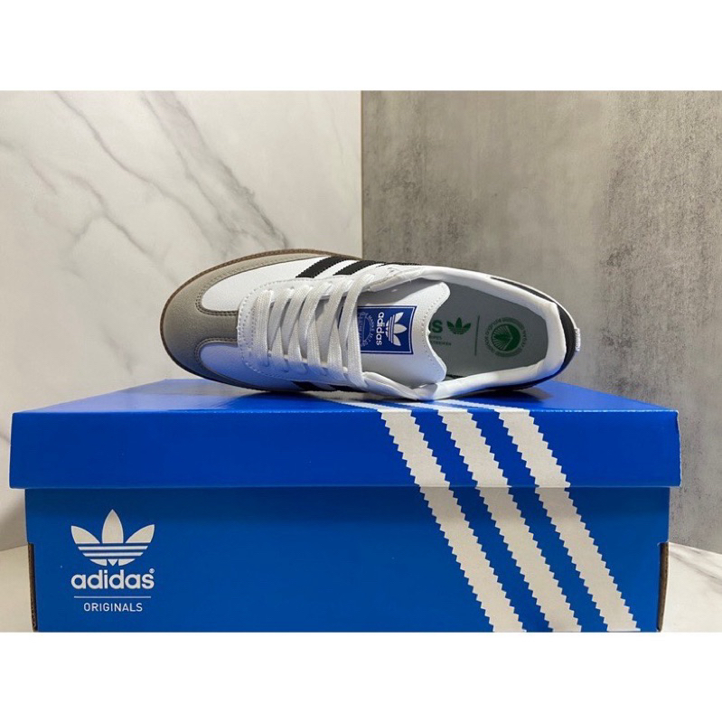 รองเท้าผ้าใบ Samba OG Classic Leather มีกล่อง, กระดาษ, ใบเสร็จ