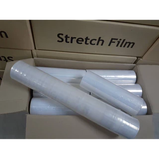 ( 1 ม้วน ) ฟิล์มยืดพันพาเลท Stretch film ขนาด 10/25/50 cm. หนา 15 ไมครอน