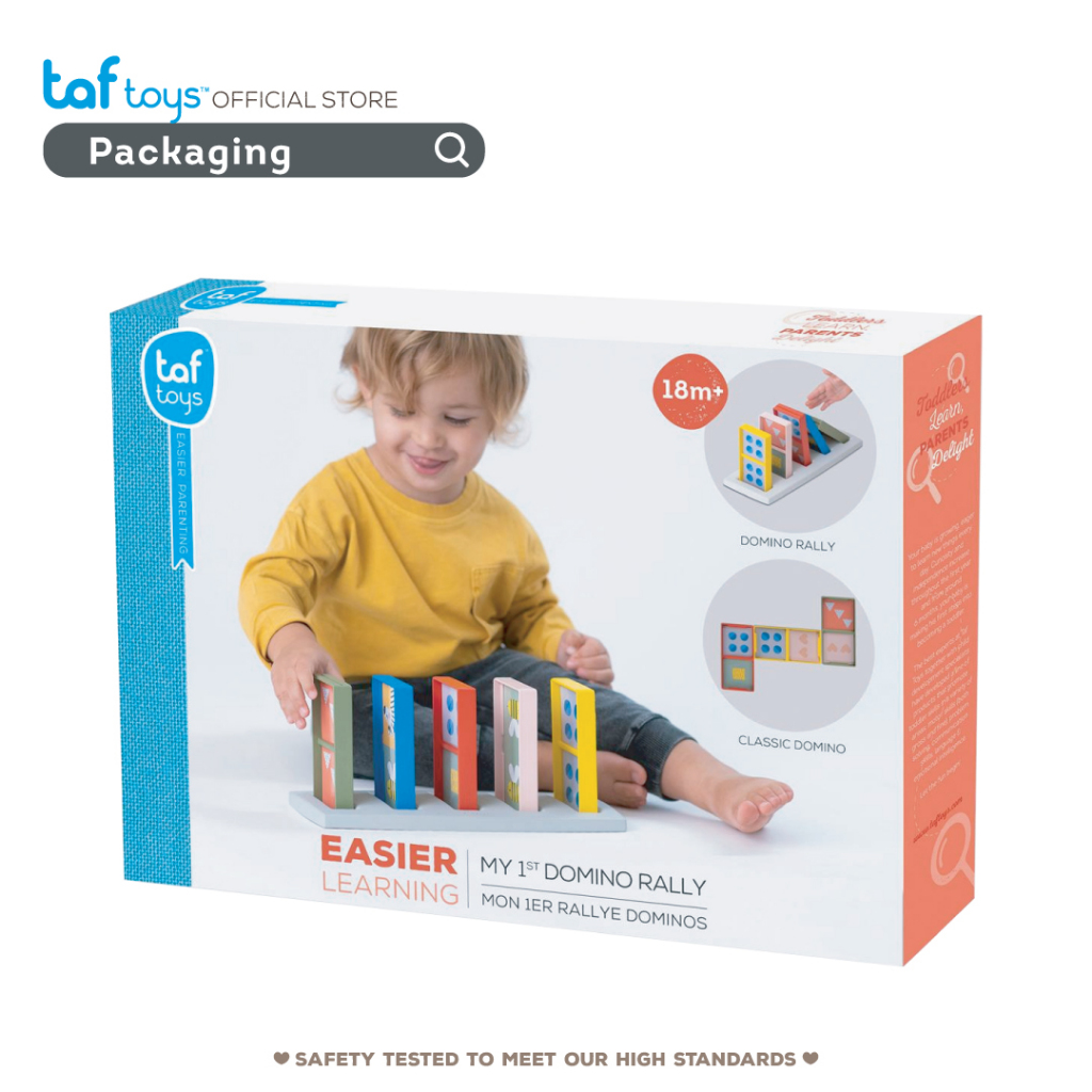 Taf Toys โดมิโนอันแรกของลูกน้อย My 1st Domino Rally โดมิโน ของเล่นเสริมพัฒนาการ 18 เดือน ขึ้นไป รูปที่ 8